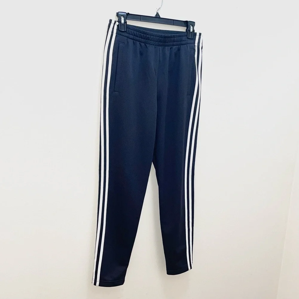 Adidas Carbon Gray  Track Snap Stripe Pants Size Small Streetwear Y2K 90s Retro